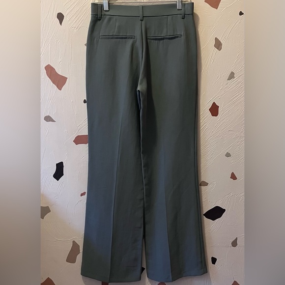 NWT Zara Menswear Style High Waisted Full Length Pleated Trouser Pants size S - Picture 9 of 12